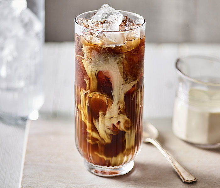 Marbled iced coffee